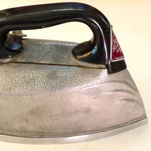 Steem Electric vintage art deco aluminum steam iron vintage